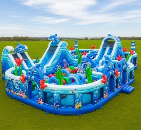 GF2-382 Dolphin Theme Inflatable Park