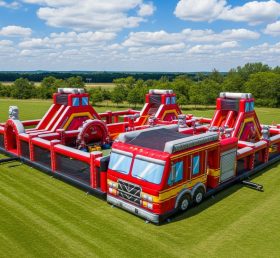 GF2-395 Firetruck Theme Inflatable Park