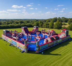 GF2-403 Graffiti Theme Inflatable Park