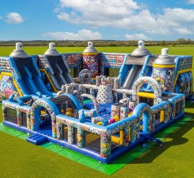 GF2-404 Graffiti Theme Inflatable Park
