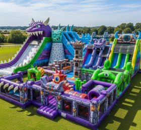GF2-438 Monster Theme Inflatable Park