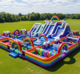 GF2-455 Rainbow Theme Inflatable Park