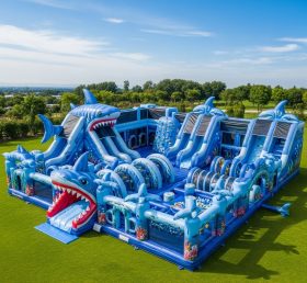 GF2-459 Shark Theme Inflatable Park