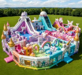 GF2-477 Unicorn Theme Inflatable Park
