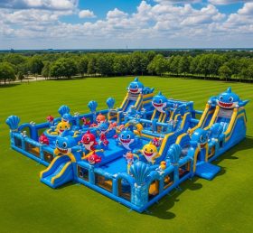 GF2-524 Baby Shark Theme Inflatable Park