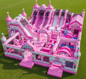 GF2-528 Barbie Theme Inflatable Park