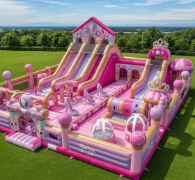 GF2-529 Barbie Theme Inflatable Park
