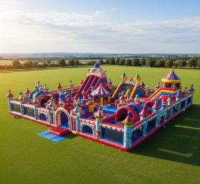 GF2-563 Clown Theme Inflatable Park