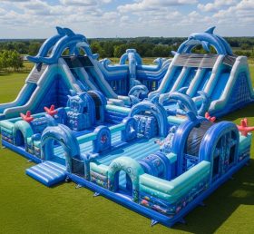 GF2-575 Dolphin Theme Inflatable Park