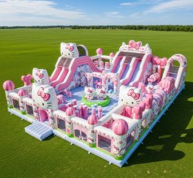 GF2-627 Hello Kitty Theme Inflatable Park