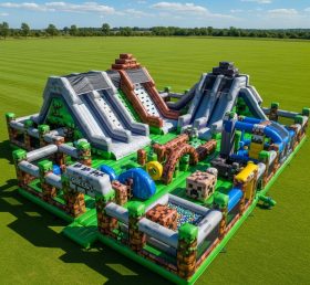 GF2-657 Minecraft Theme Inflatable Park