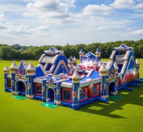 GF2-669 Nella Knight Theme Inflatable Park