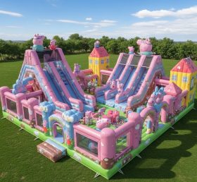 GF2-679 Peppa Pig Theme Inflatable Park