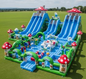 GF2-742 The Smurfs Theme Inflatable Park