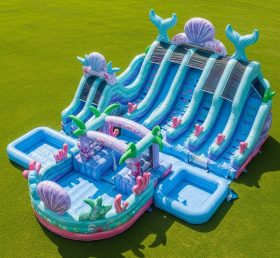 Pool3-490 Mermaid Theme Pool Water Park