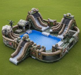 Pool3-492 Military Style Theme Pool Water Park