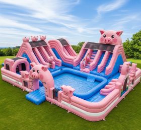 Pool3-511 Pig Theme Pool Water Park