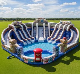 Pool3-516 Post Office Theme Pool Water Park