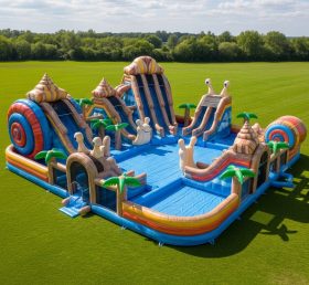 Pool3-530 Snail Theme Pool Water Park