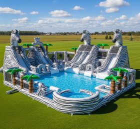 Pool3-552 Zebra Theme Pool Water Park