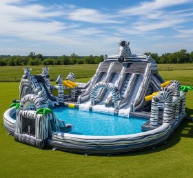 Pool3-553 Zebra Theme Pool Water Park