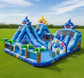 Pool3-563 Baby Shark Theme Pool Water Park