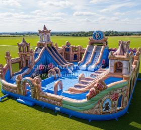 Pool3-569 Beauty and the Beast Theme Pool Water Park