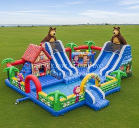 Pool3-630 Masha and the Bear Theme Pool Water Park