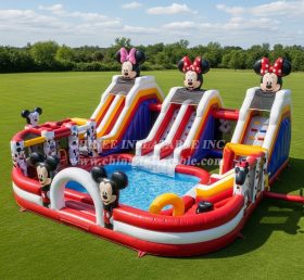 Pool3-633 Mickey & Minnie Theme Pool Water Park