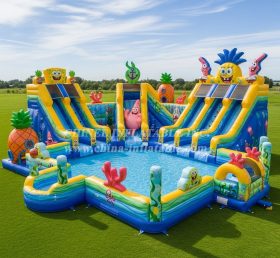 Pool3-690 SpongeBob Theme Pool Water Park