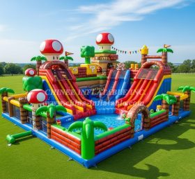 Pool3-704 Super Mario Theme Pool Water Park