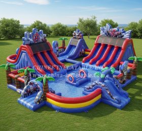 Pool3-707 The Avengers Theme Pool Water Park