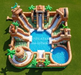 Pool3-711 The Flintstones Theme Pool Water Park