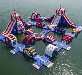 S421 Circus Theme Inflatable Water Park