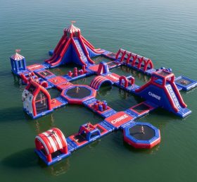S424 Circus Theme Inflatable Water Park