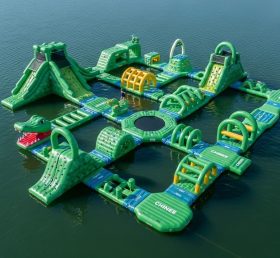 S430 Crocodile Theme Inflatable Water Park