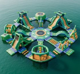 S432 Dinosaur Theme Inflatable Water Park