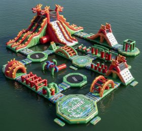 S442 Dragon Theme Inflatable Water Park