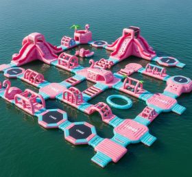 S477 Flamingo Theme Inflatable Water Park