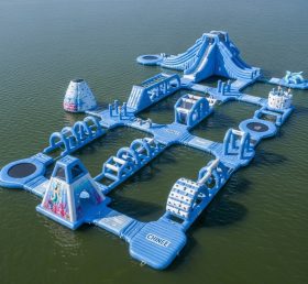 S497 Mermaid Theme Inflatable Water Park