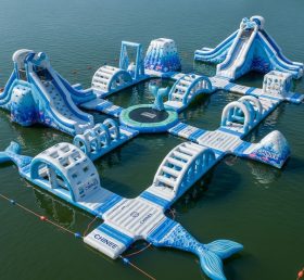 S502 Mermaid Theme Inflatable Water Park