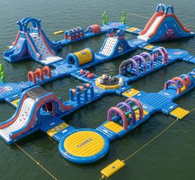 S530 Octopus Theme Inflatable Water Park