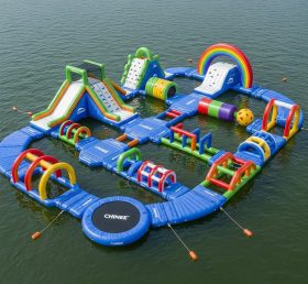 S543 Rainbow Theme Inflatable Water Park