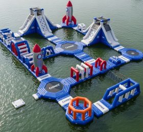 S545 Rocket Theme Inflatable Water Park