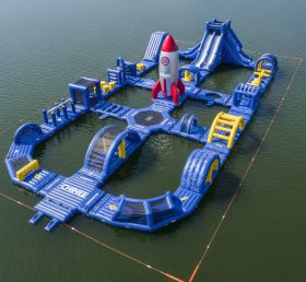 S550 Rocket Theme Inflatable Water Park