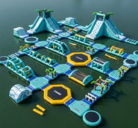 S569 Tropical Theme Inflatable Water Park