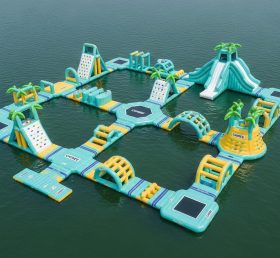 S571 Tropical Theme Inflatable Water Park