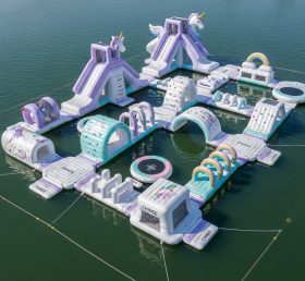 S582 Unicorn Theme Inflatable Water Park