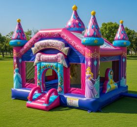 T2-8637 Princess Theme Inflatable Castles