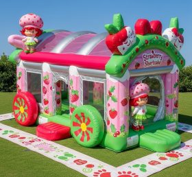 T2-8642 Strawberry Shortcake Inflatable Bouncer